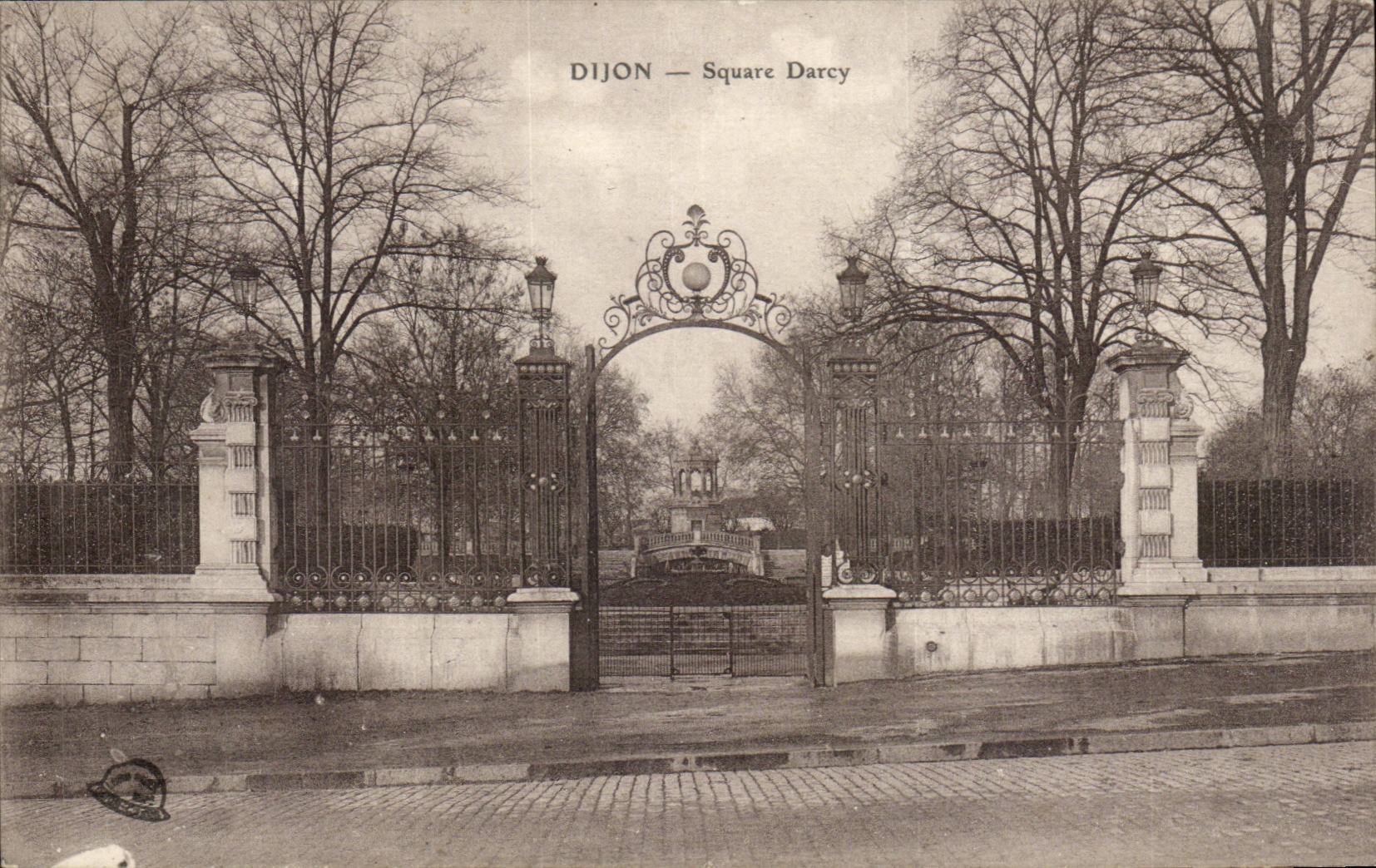 Dijjon - allgemeiner Garten Darcy - CPA