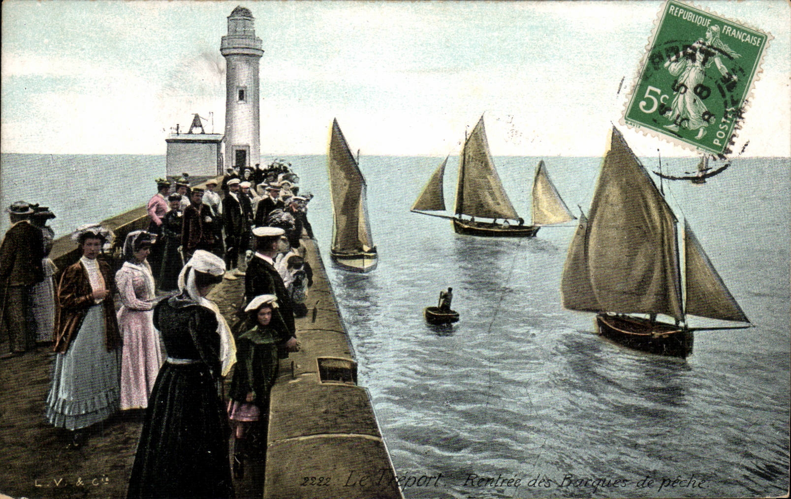 Treport - Scheinwerfer - Leuchtturm - CPA