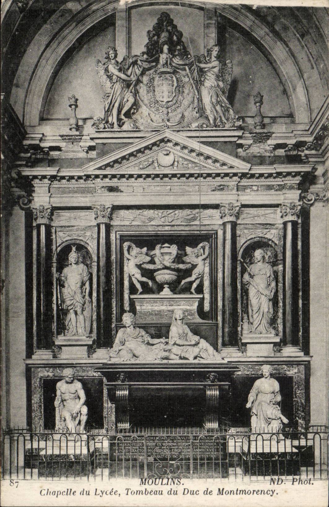 Moulins - Vault of the College Tomb of the Duke of Monmorency - CPA