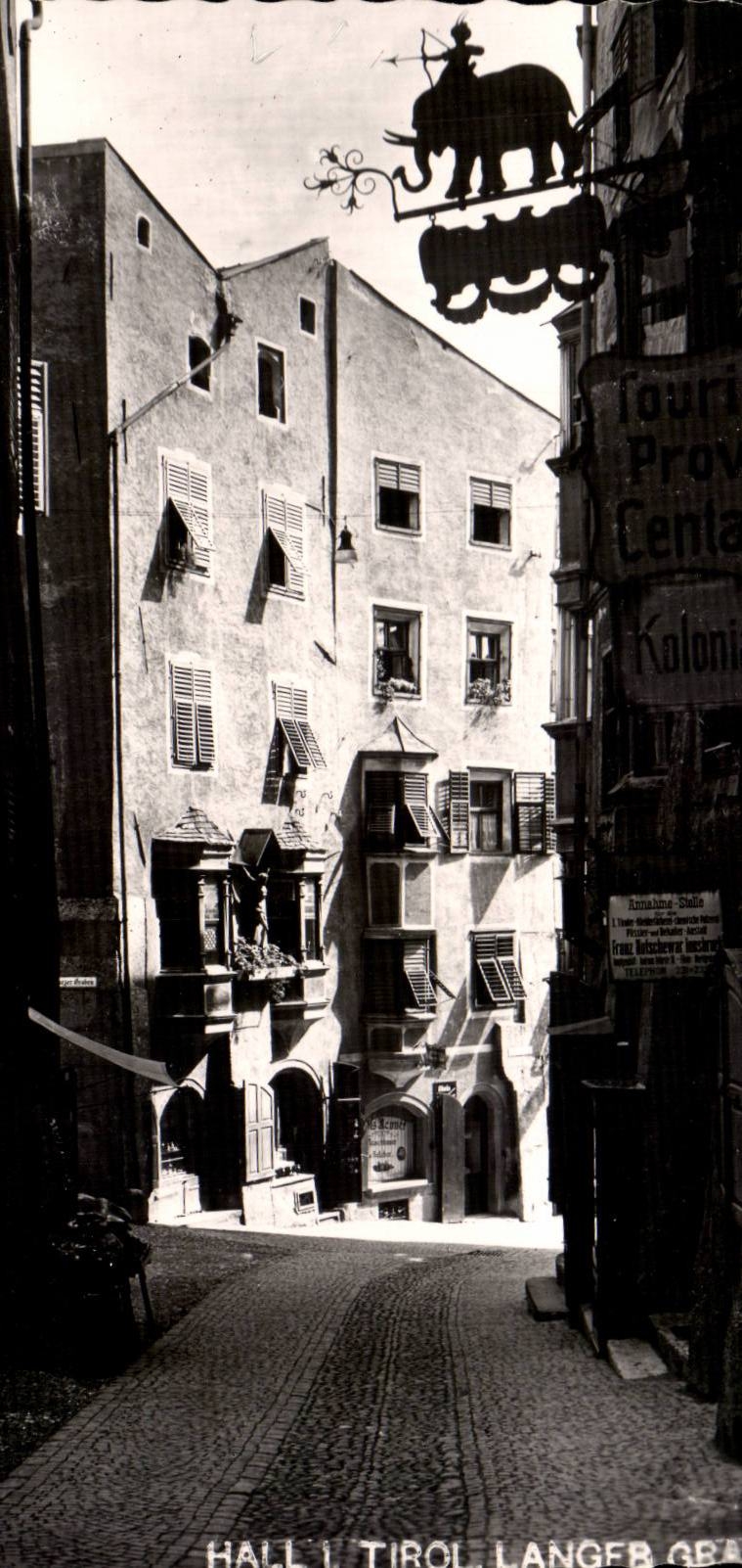 Suisse CPA Hall i Tirol Langfabalen