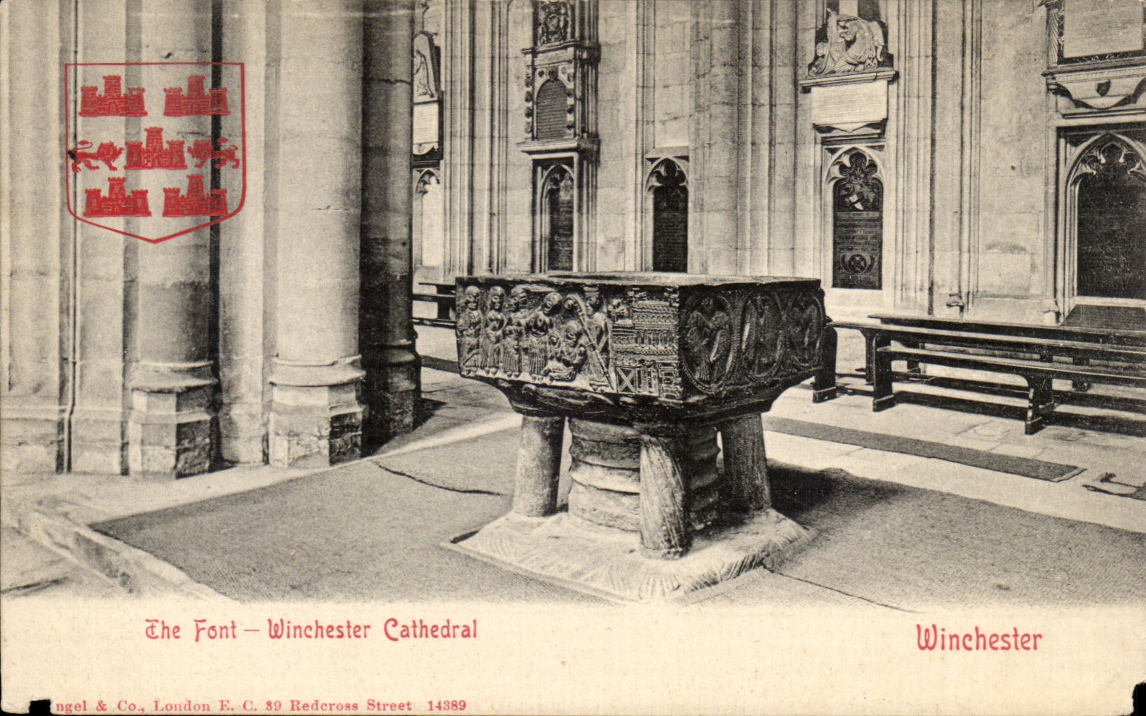 The United Kingdom Great BRitain CPA Winchester The face Winchester cathedral