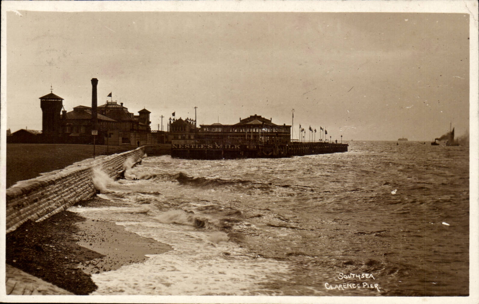 The United Kingdom Great BRitain CPA Southsea Clarence Pier