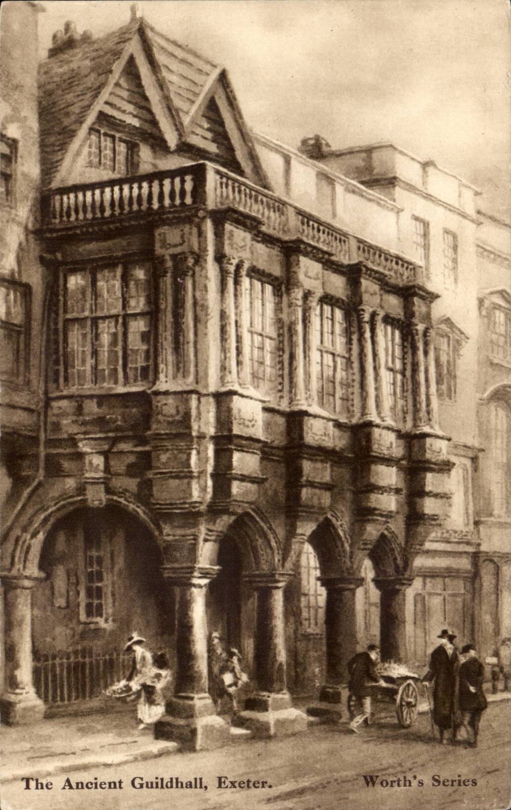 Grande Bretagne Great BRitain CPA The ancient Guildhall Exeter