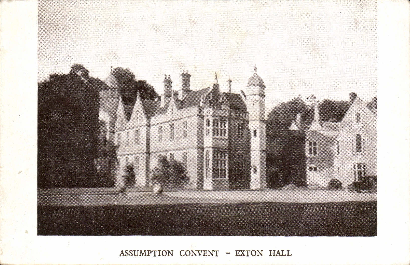 Grande Bretagne Great BRitain CPA Assumption convent Exton Hall