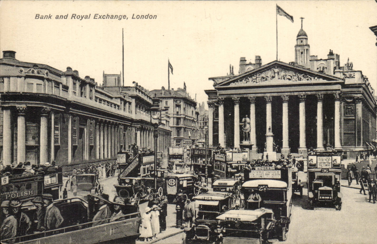 The United Kingdom Great Britain CPA London London Bank and Royal Exchange