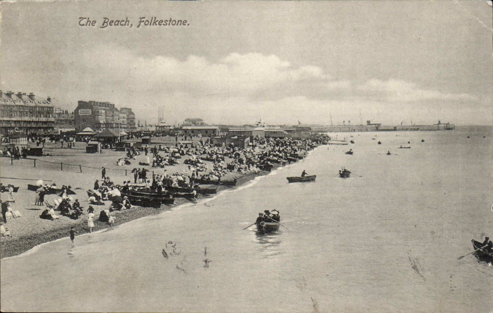 The United Kingdom Great Britain CPA The beach Folkestone
