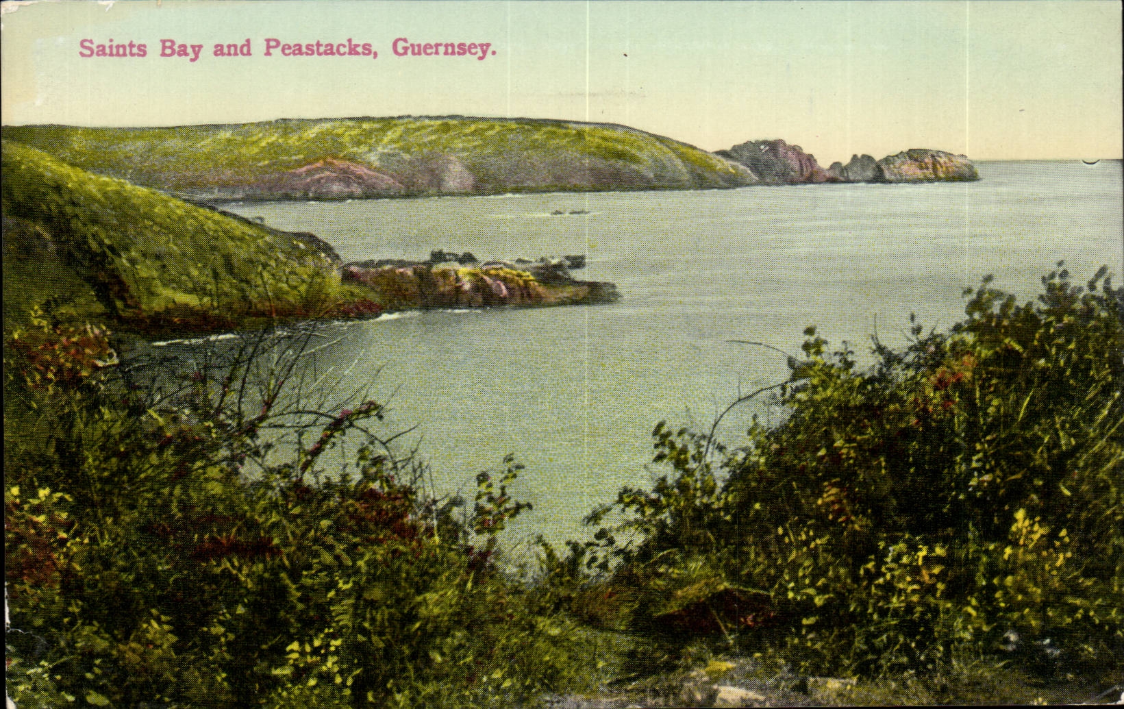 England - England - Guernsey - Saints Bay and Peastacks - CPA