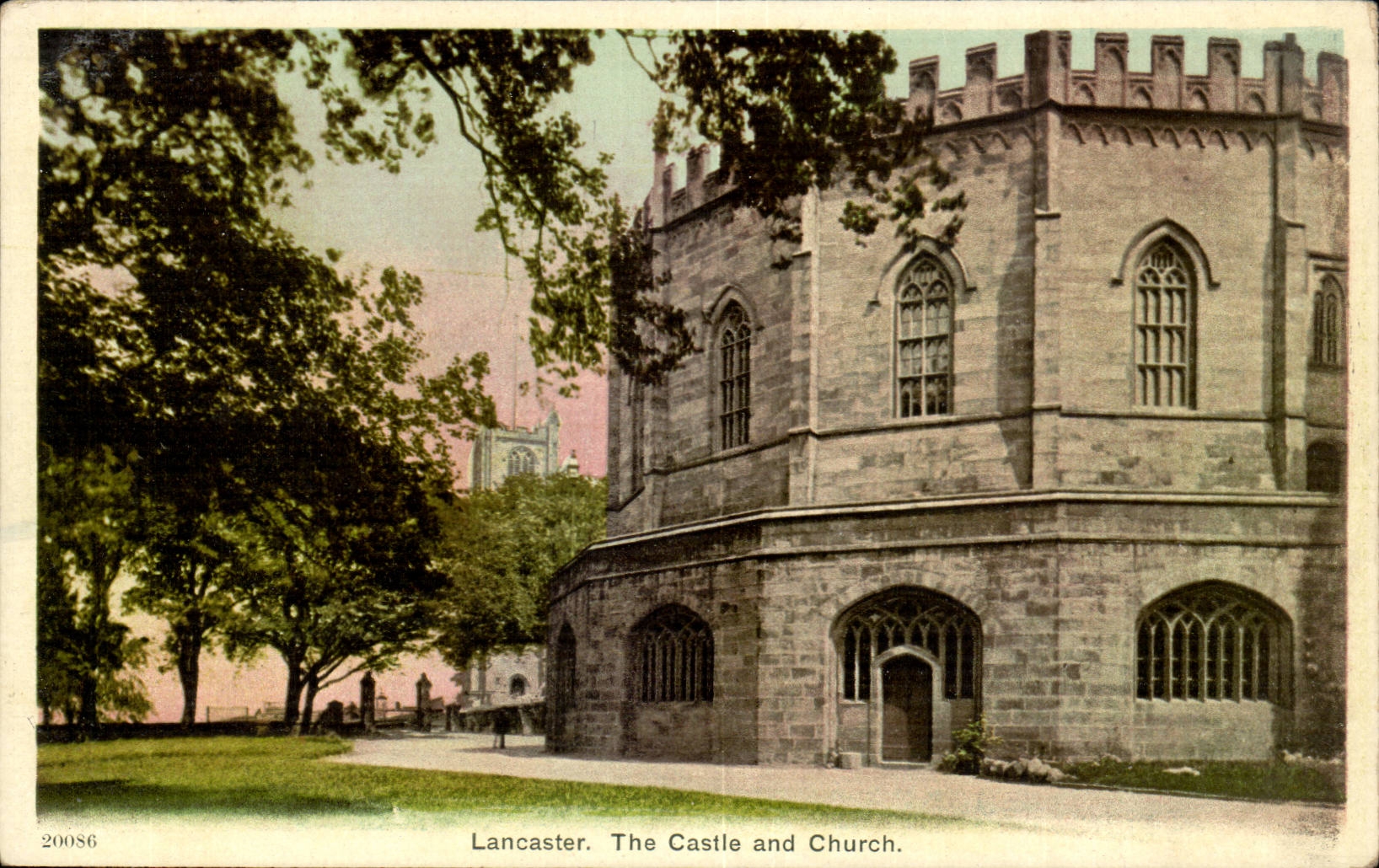 The United Kingdom Great BRitain CPA Lancaster The castle and church
