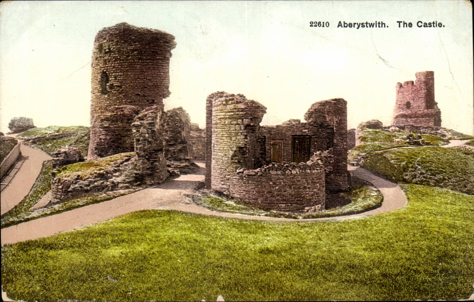 Grande Bretagne Great BRitain CPA Aberystwith castle