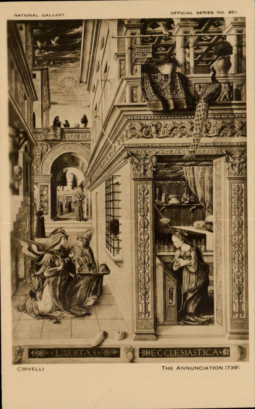 The United Kingdom Great BRitain CPA National gallery The annunciation Annunciation