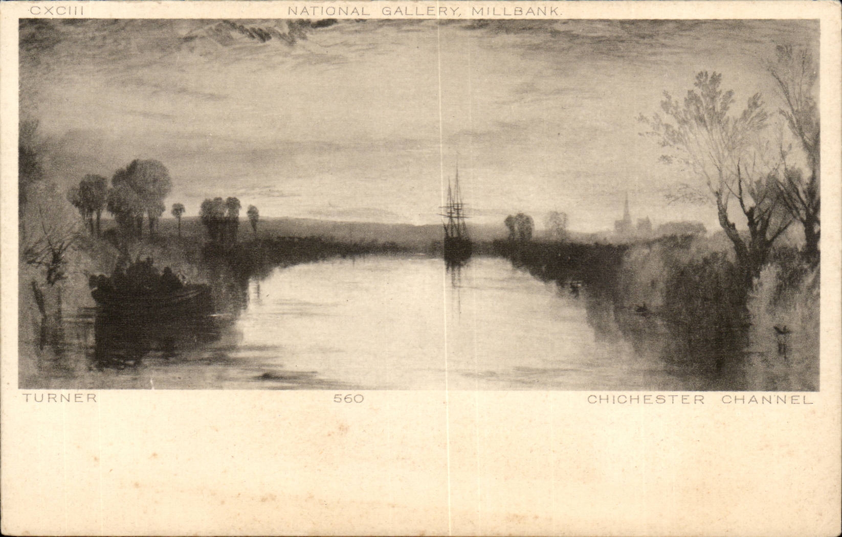 The United Kingdom Great BRitain CPA National gallery Turner chichester Chanel