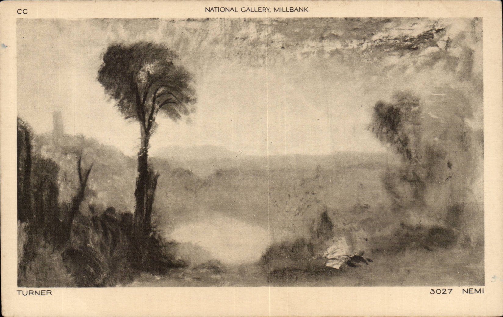 The United Kingdom Great BRitain CPA National gallery Turner Nemi