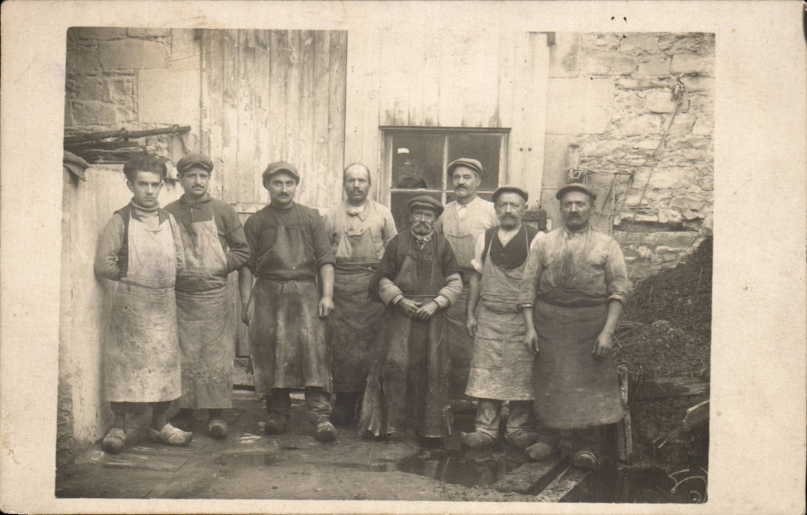 Real photo Butchers Butchery TOP