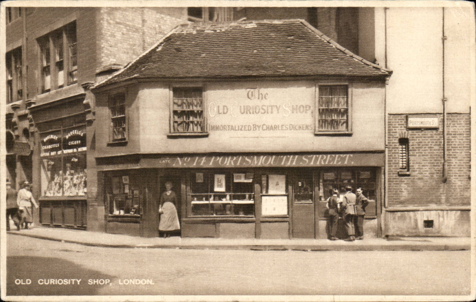 England - England - London - London - Old Curiosity Shop - CPA