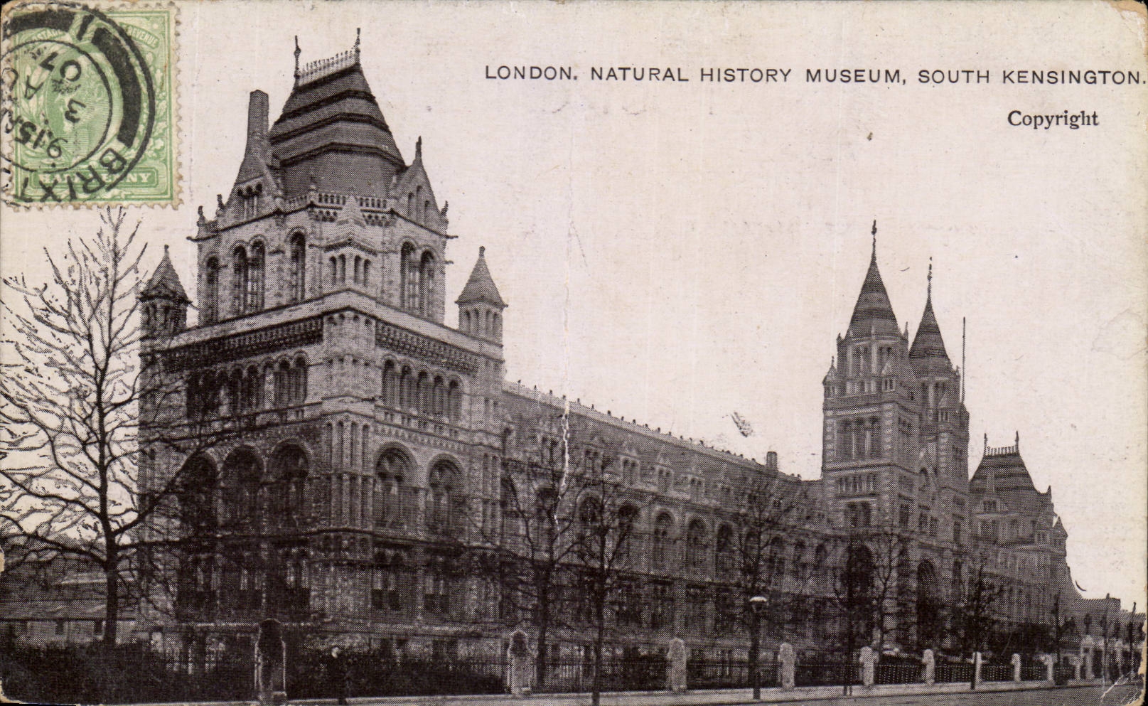 England - England - London - London - Natural History Museum - CPA