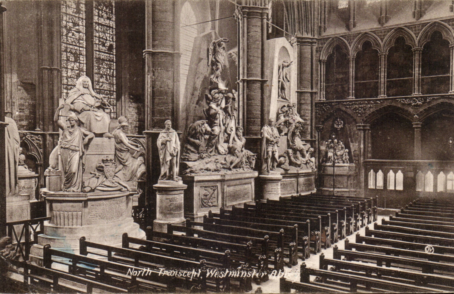 England - England - London - London - North Transept - Westminster - CPA