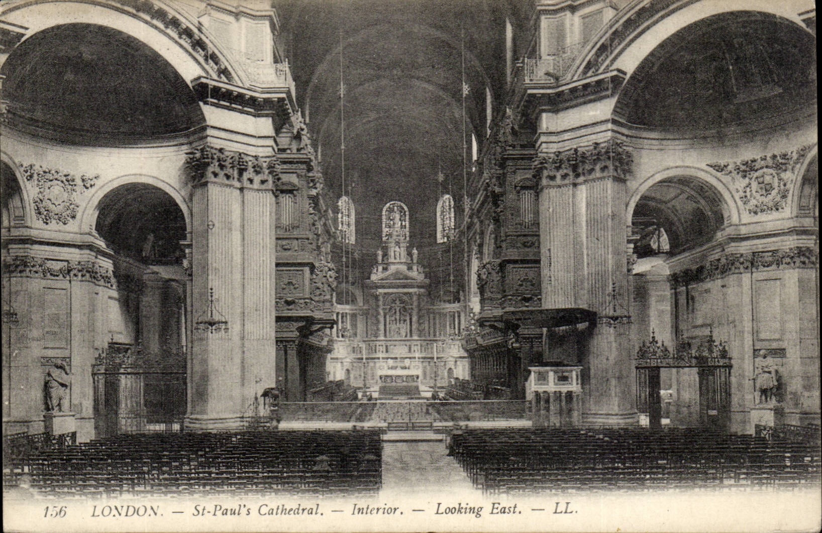 England - England - London - London - St Paul' S Cathedral - Interior - Looking Are - CPA