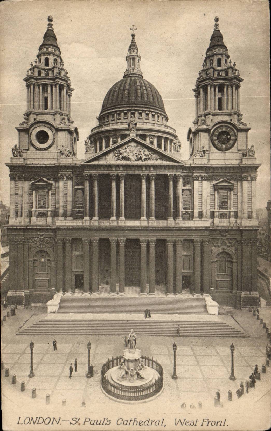 England - England - London - London - St Paul' S Cathedral - West Face - CPA