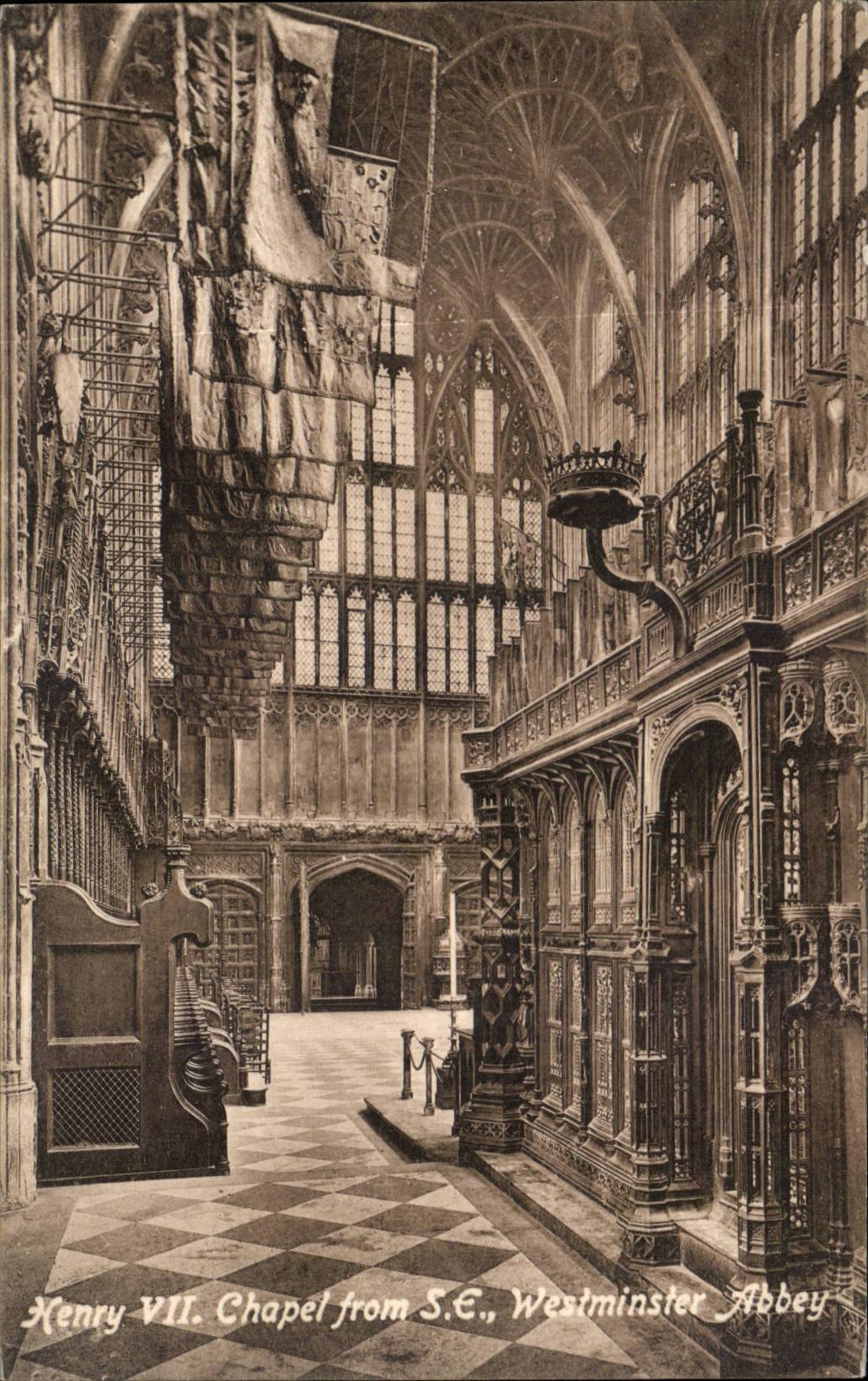 England - England - London - London - Henry VII Chapel from SE Westminster Abbey - CPA