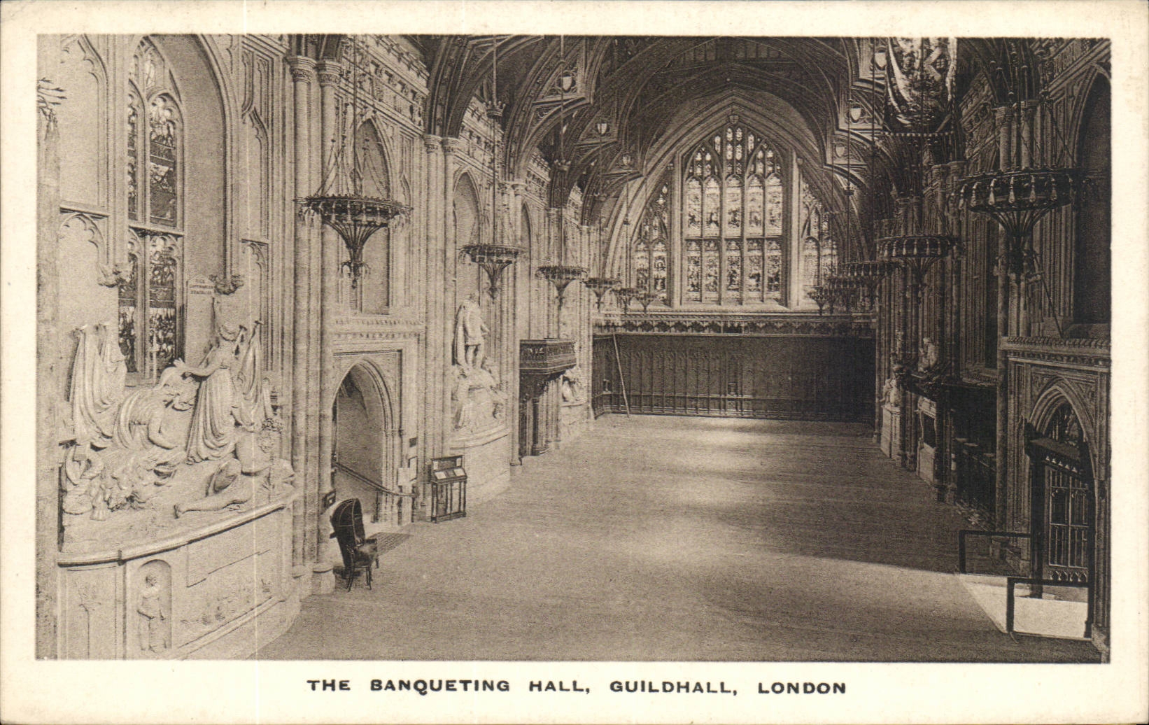England - England - London - London - The Banqueting Hall - Guildhall - CPA