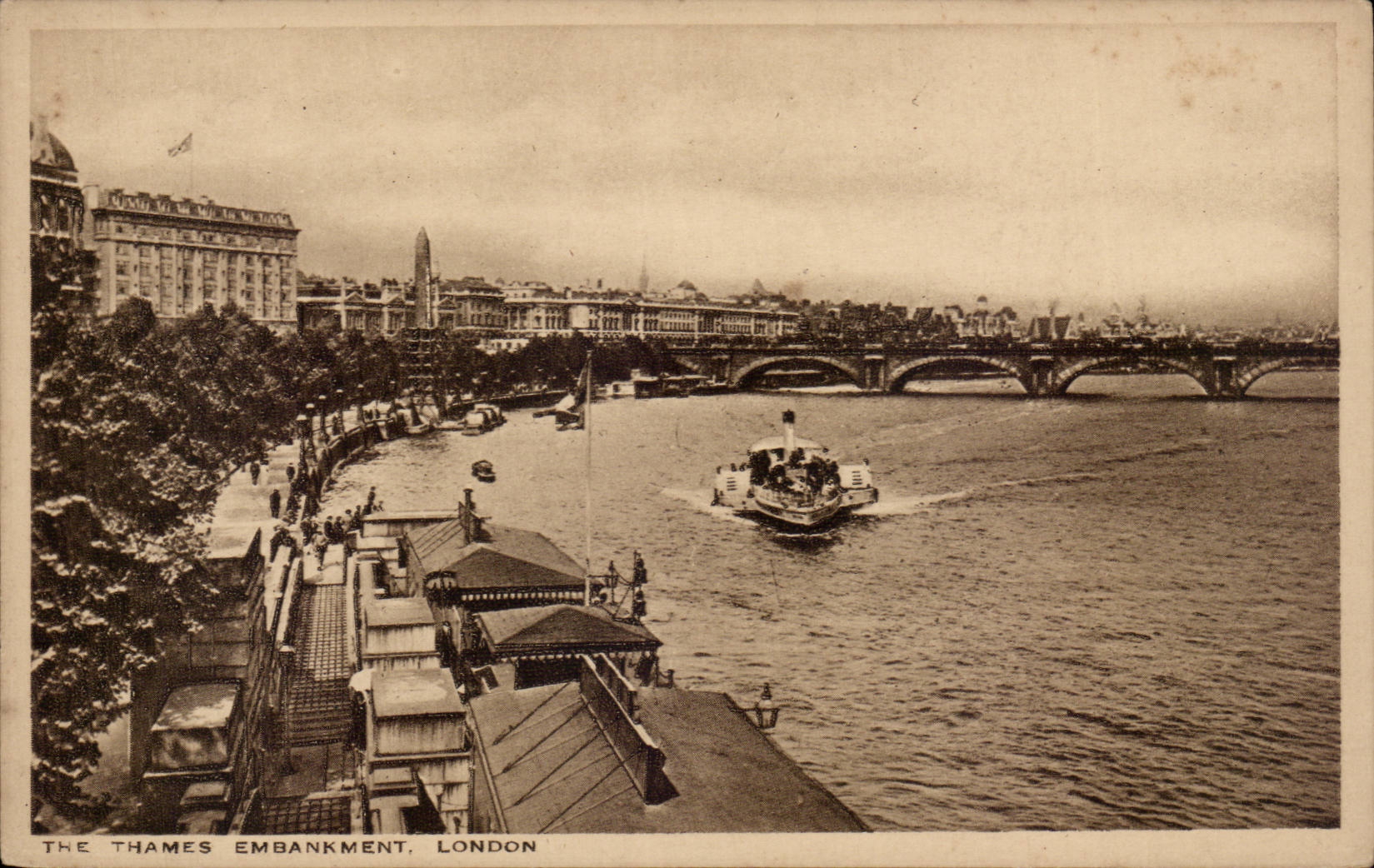 England - England - London - London Thames Embankment - CPA