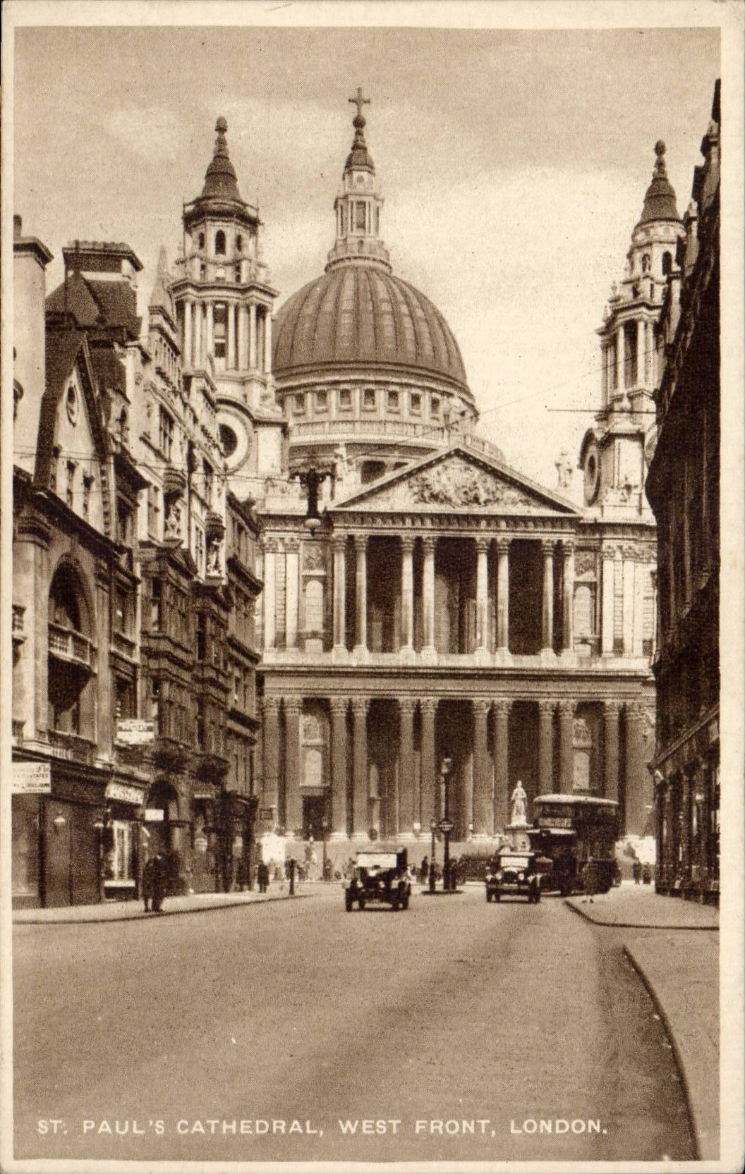 England - England - London - London St Paul' S Cathedral West Face - CPA