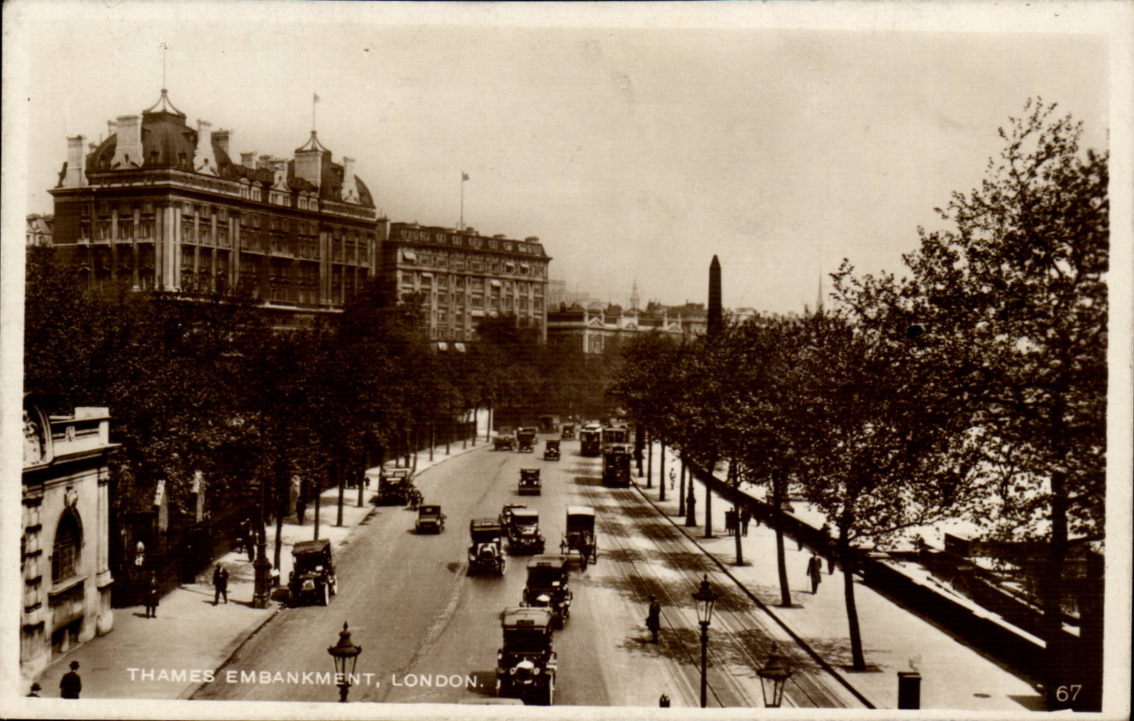 England - England - London - London Thames Embankment - CPA