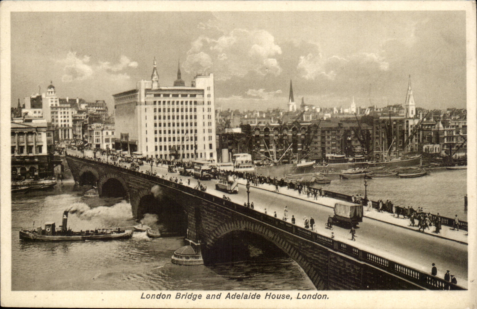 England - England - London - London Bridge and Adelaide House - CPA