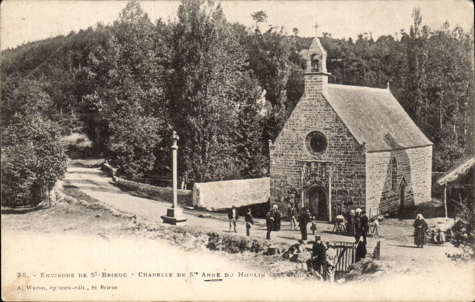 Environs de St BRieuc CPA Chapelle de Ste Anne Houlin