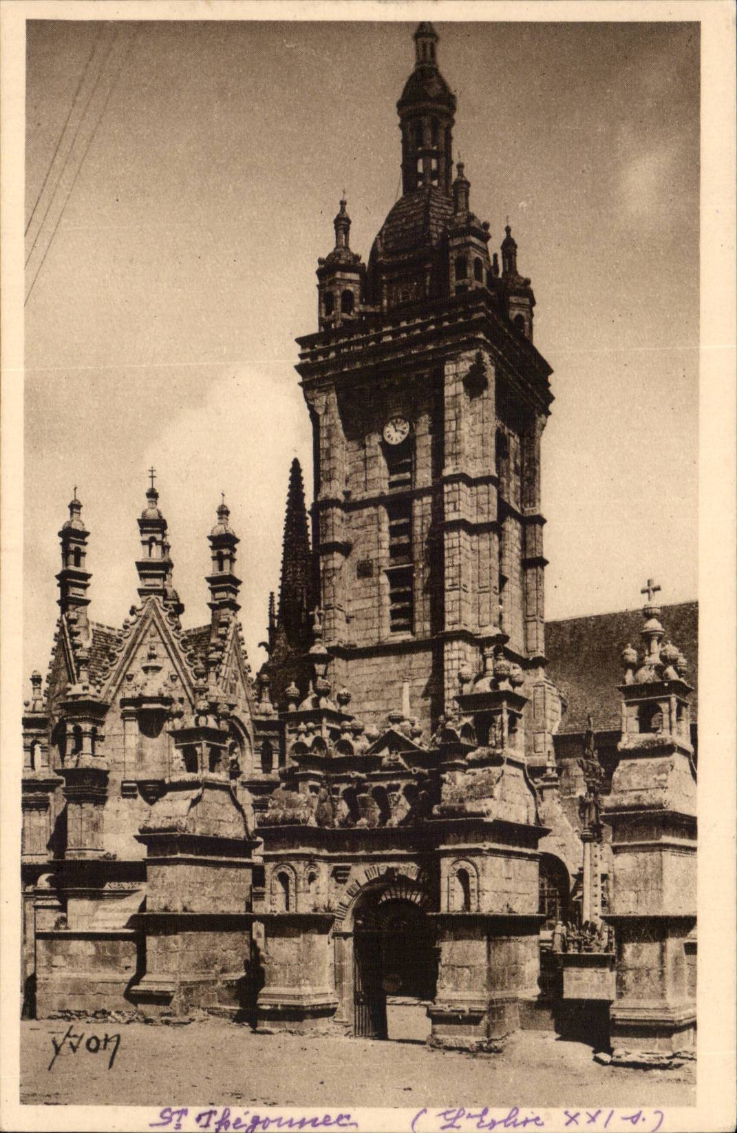 Saint Thegonnec CPA L'eglise