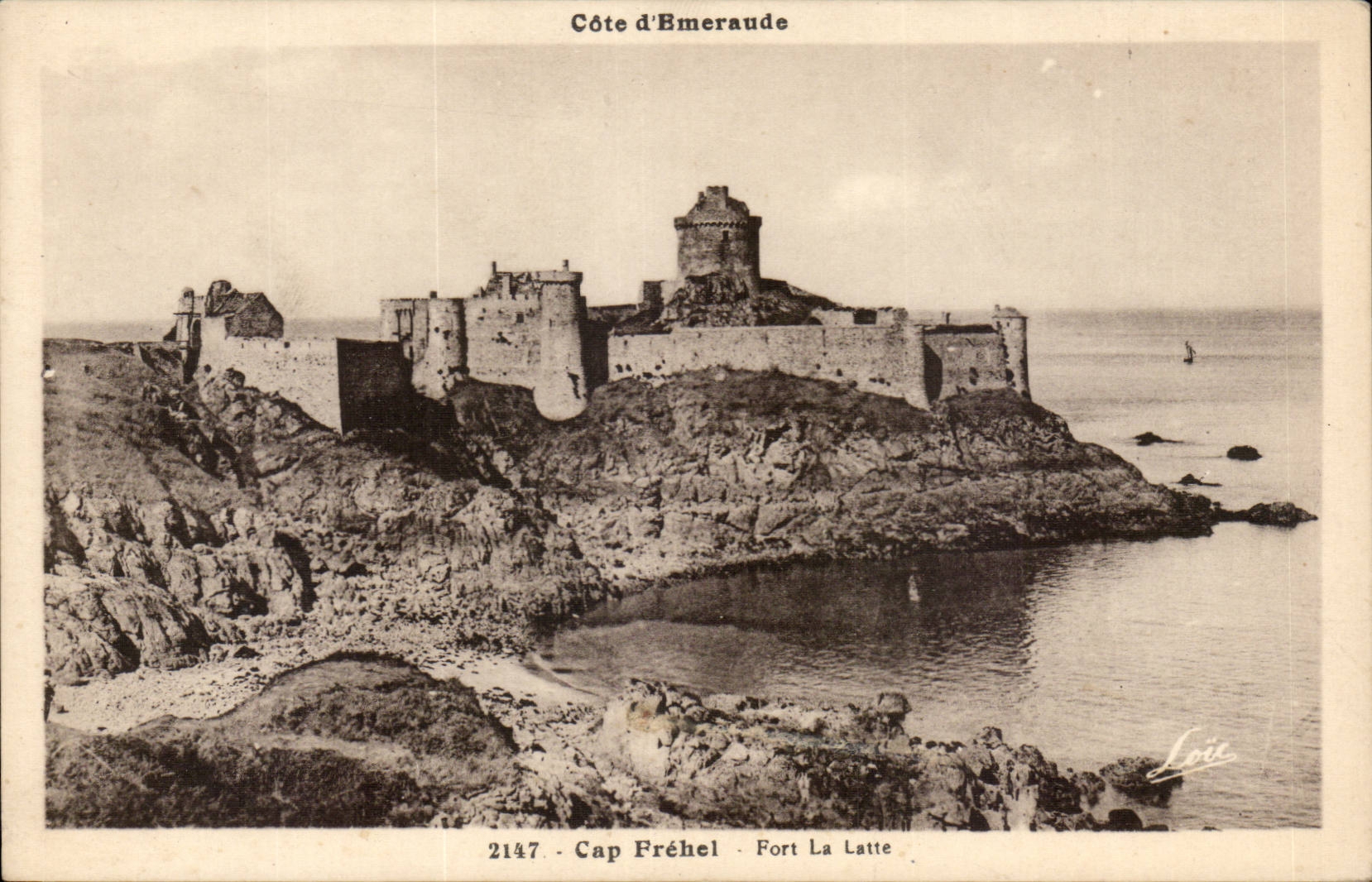 CPA Cape Frehel Fort of the Slat