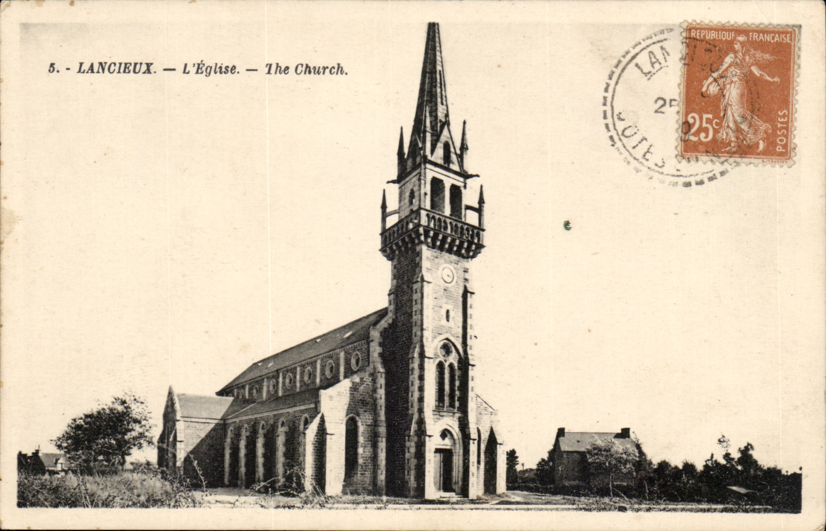 Lancieux CPA l'eglise 
