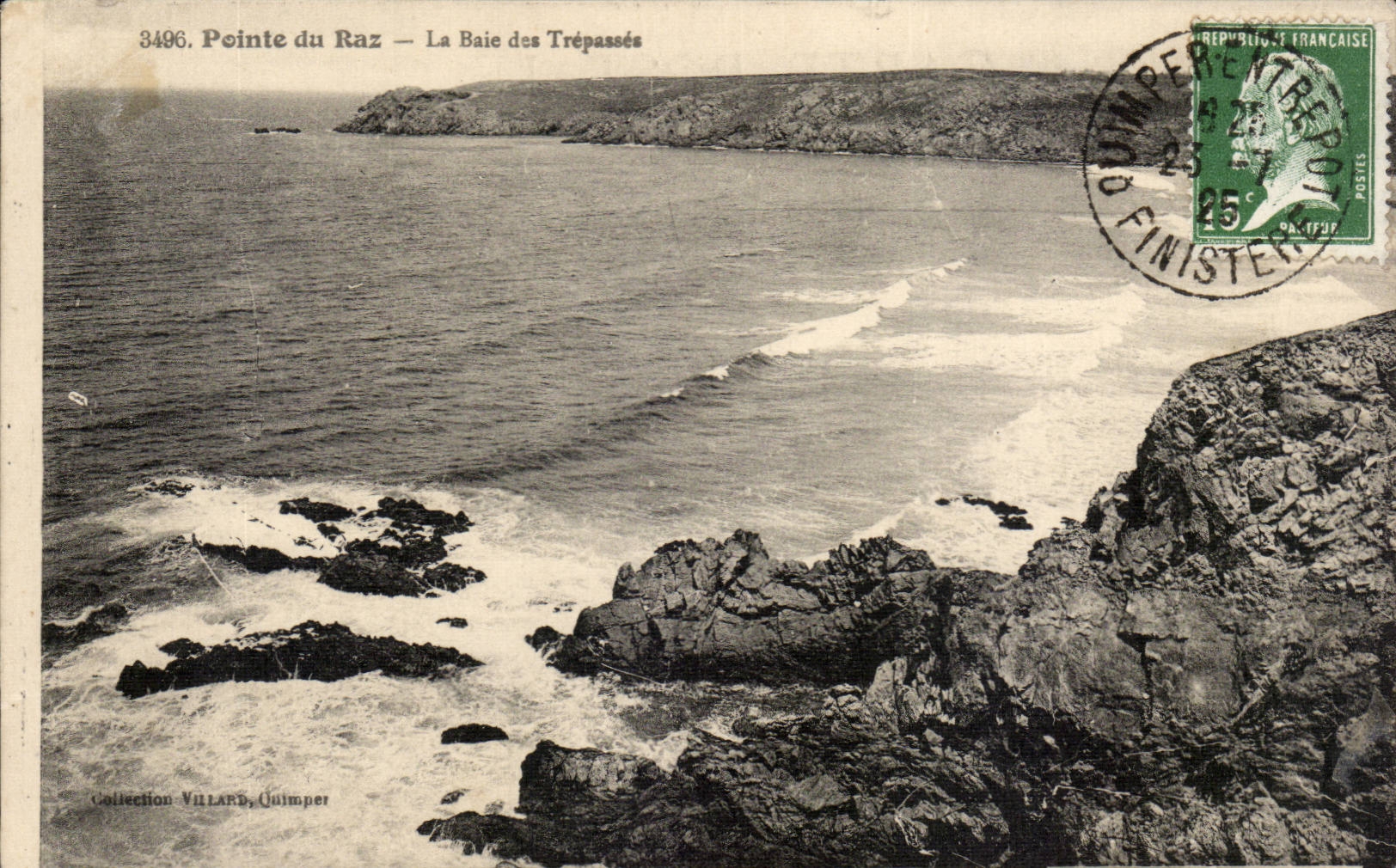 Pointe du Raz CPA La bae des Trepasses