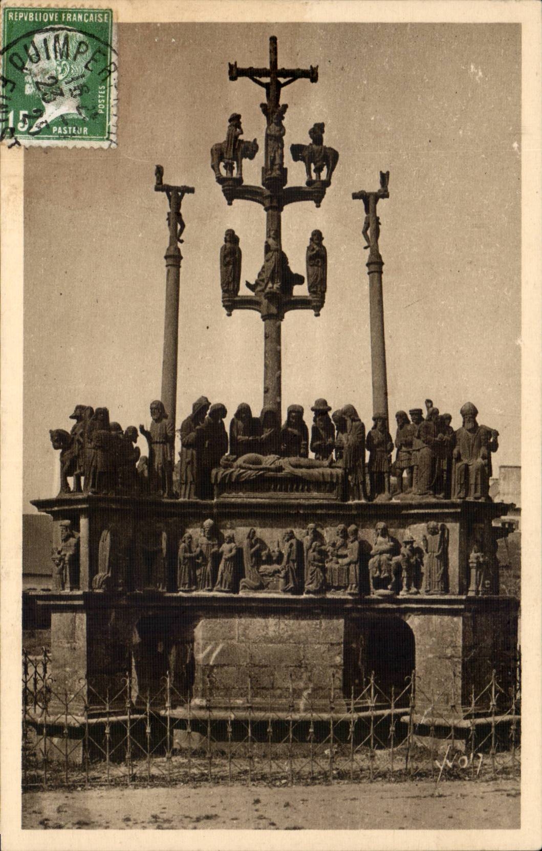 Plougastel DAoulas CPA Le calvaire (1602) (cote Est)