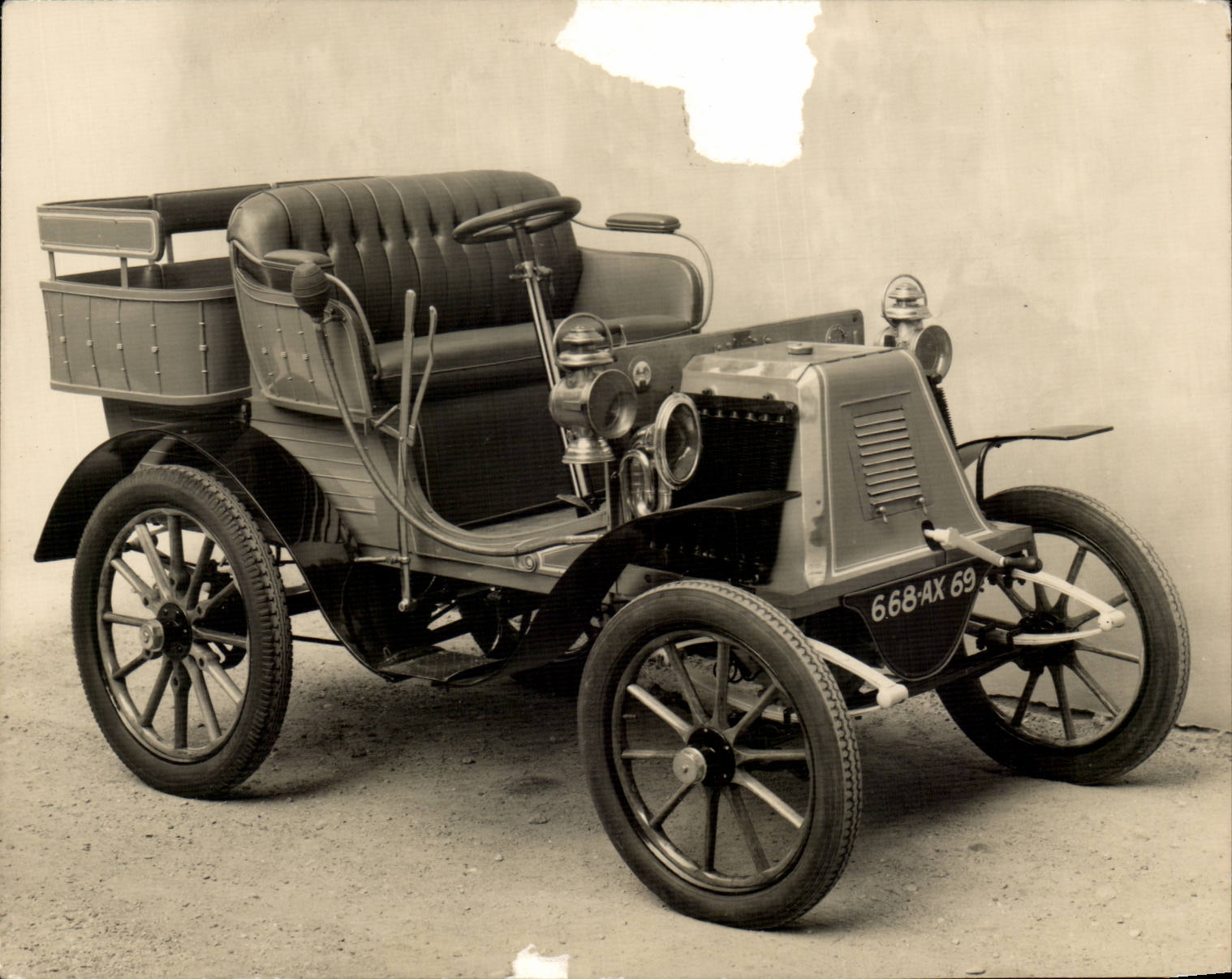 CPM Collection Freres Tonneau 1900 moteur de Dion Bouton (Puteaux) (car automobile)