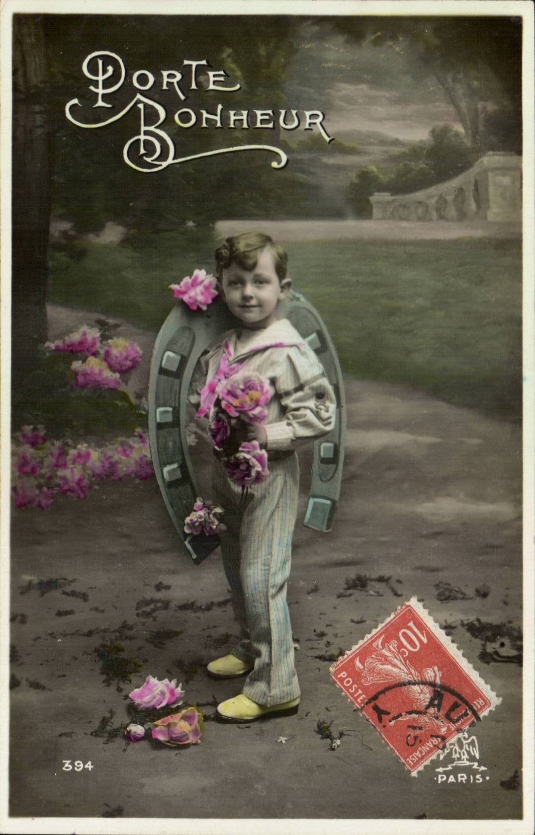 CPA Fantasy Child Gate happiness Horseshoe