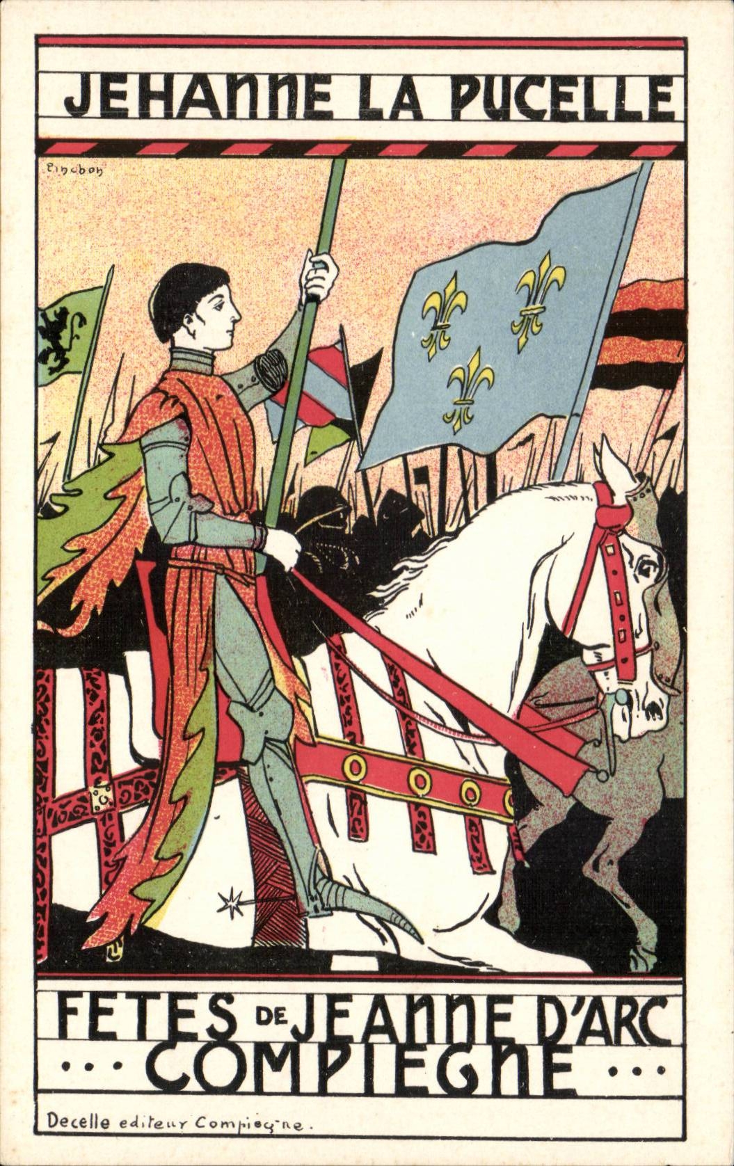 CPA Compiegne Partys von Jeanne des Bogens ermittelt Einchon Herausgeber