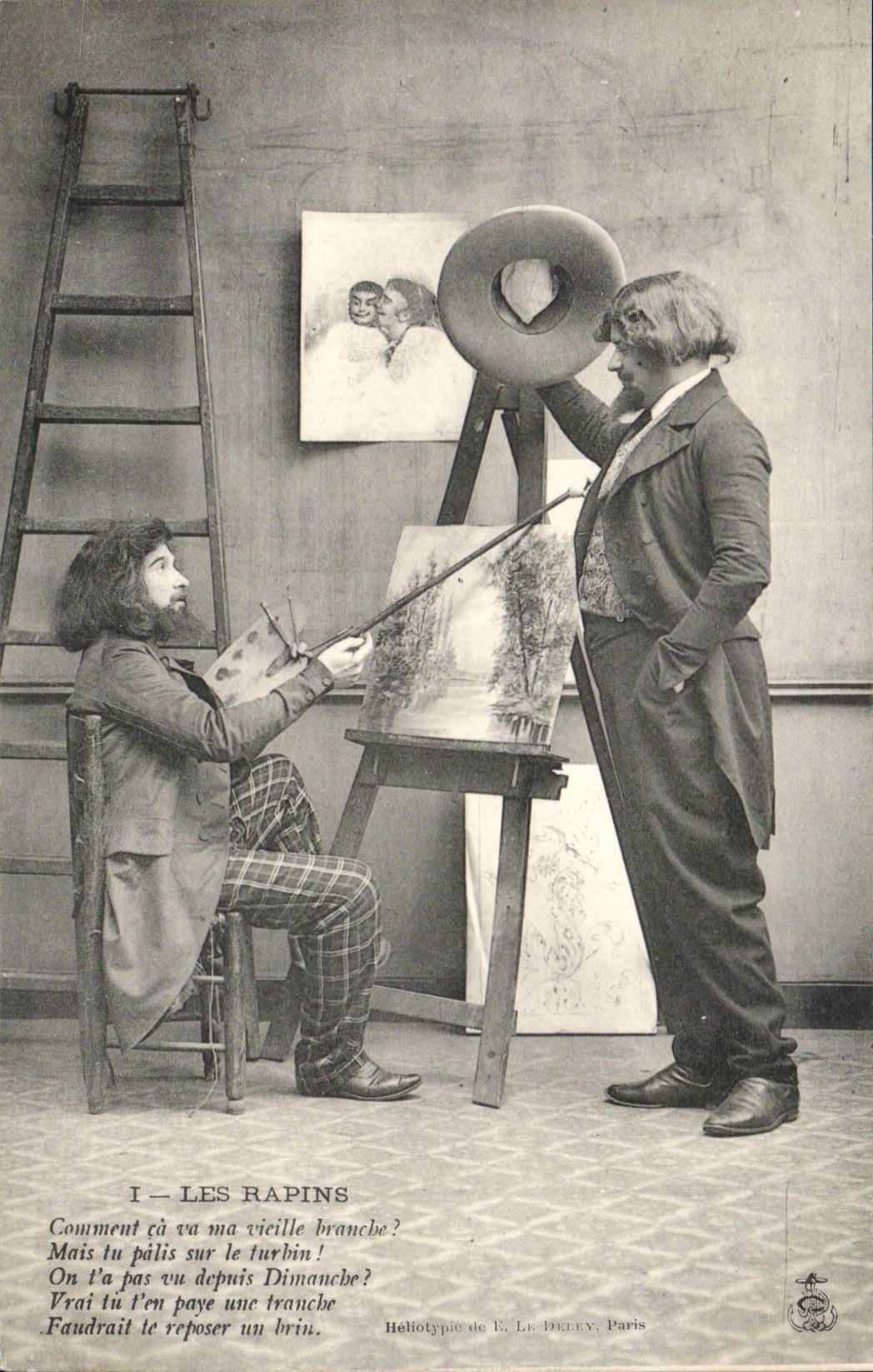 CPA the painters Humor Artists