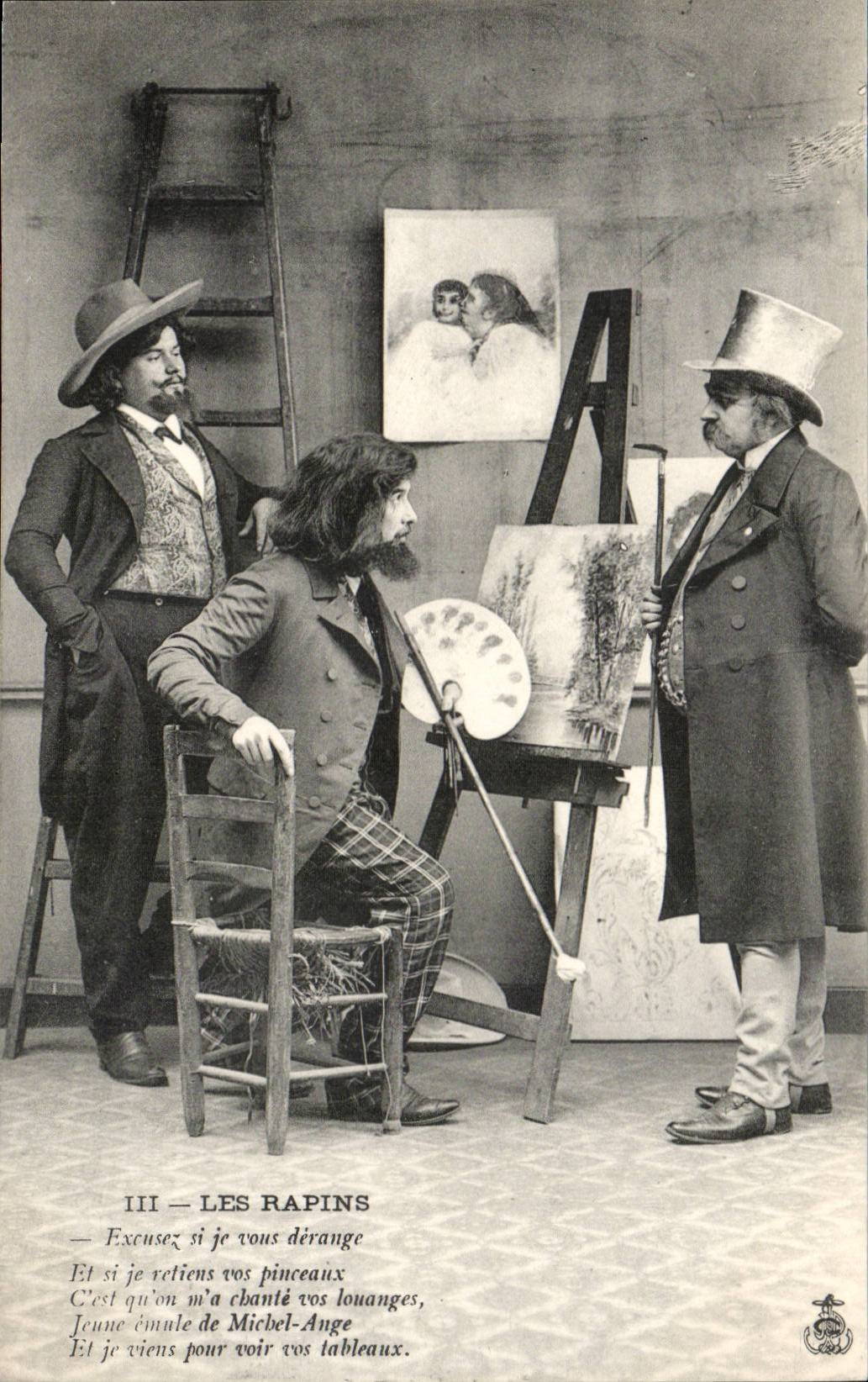 CPA the painters Humor Artists