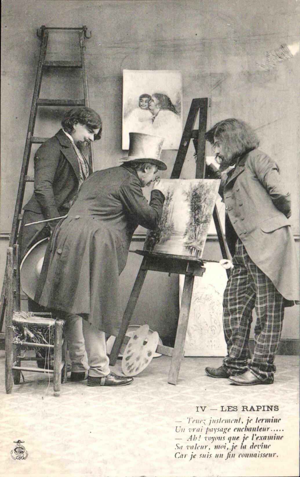 CPA the painters Humor Artists