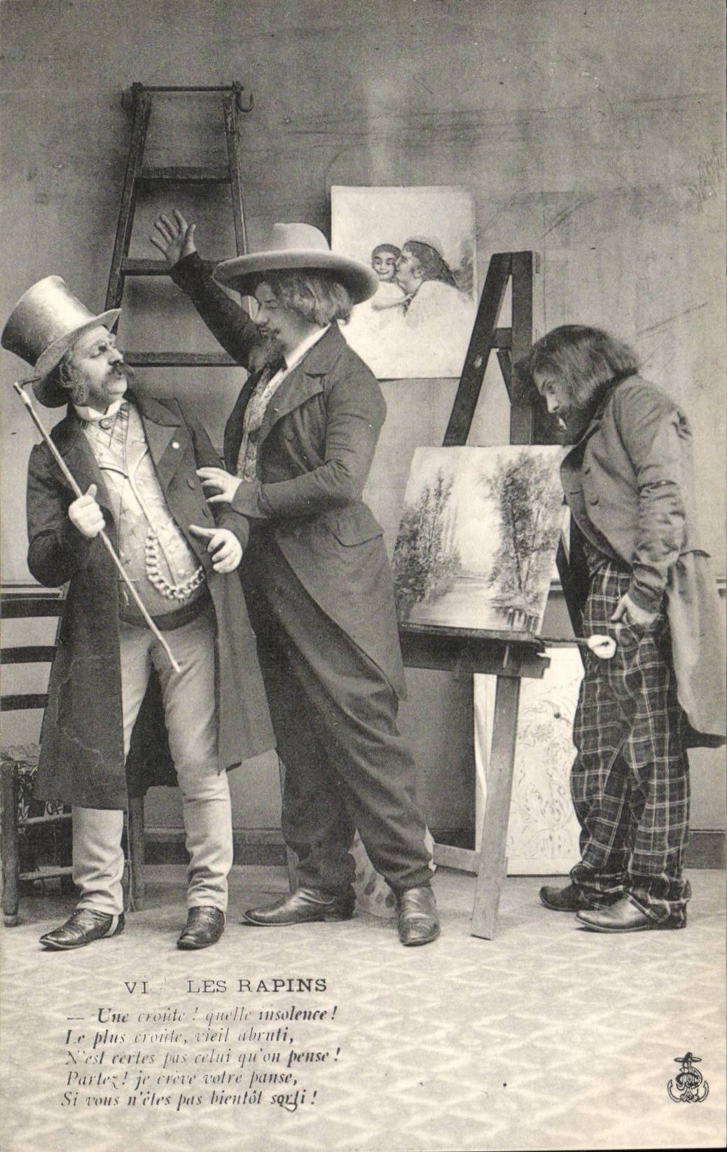 CPA the painters Humor Artists