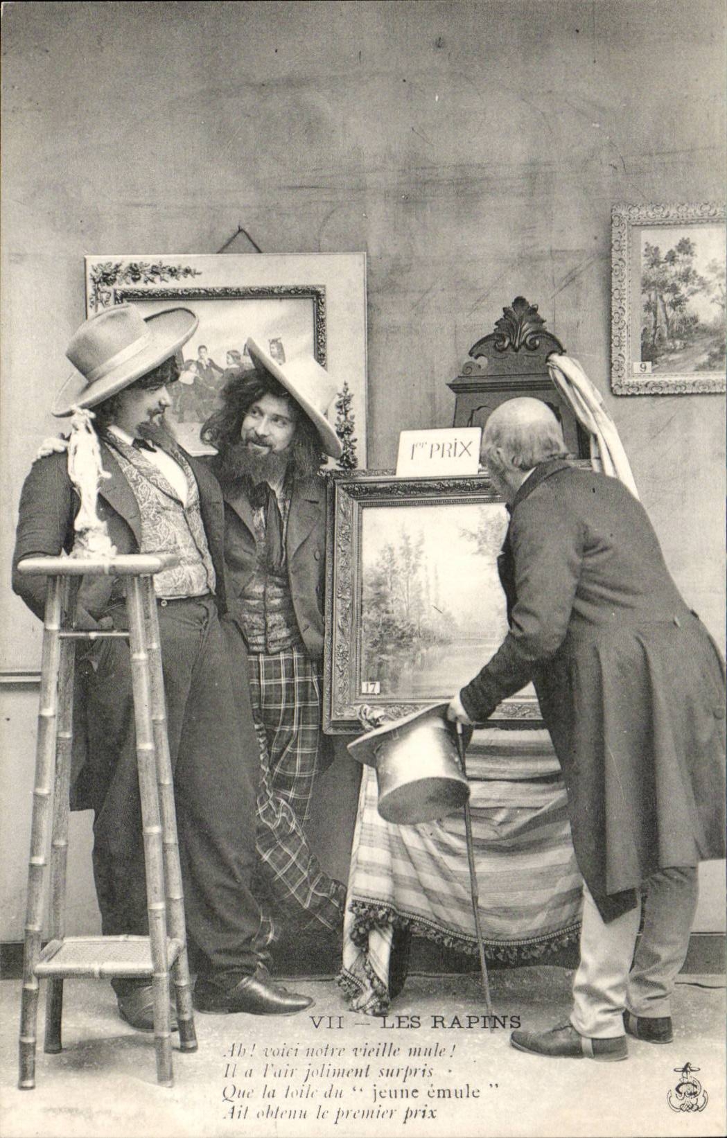 CPA the painters Humor Artists