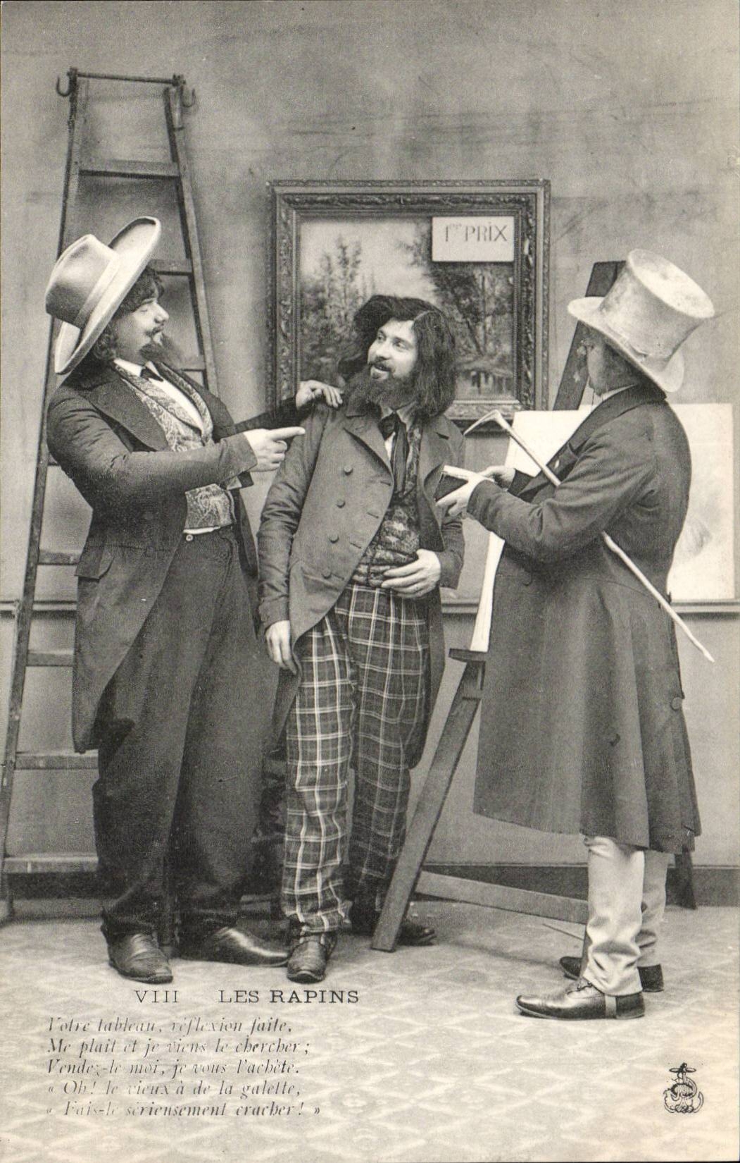 CPA the painters Humor Artists