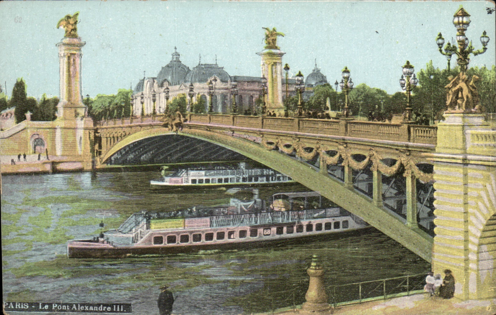 CPA Paris Bridge Alexandre III