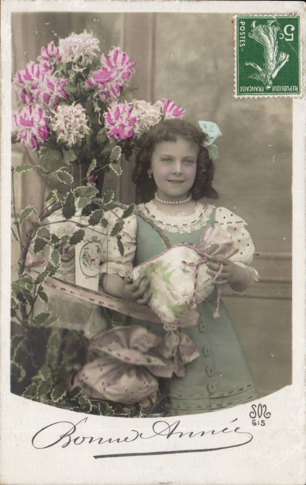 CPA Phantasie-Kind-gluckliches neues Jahr