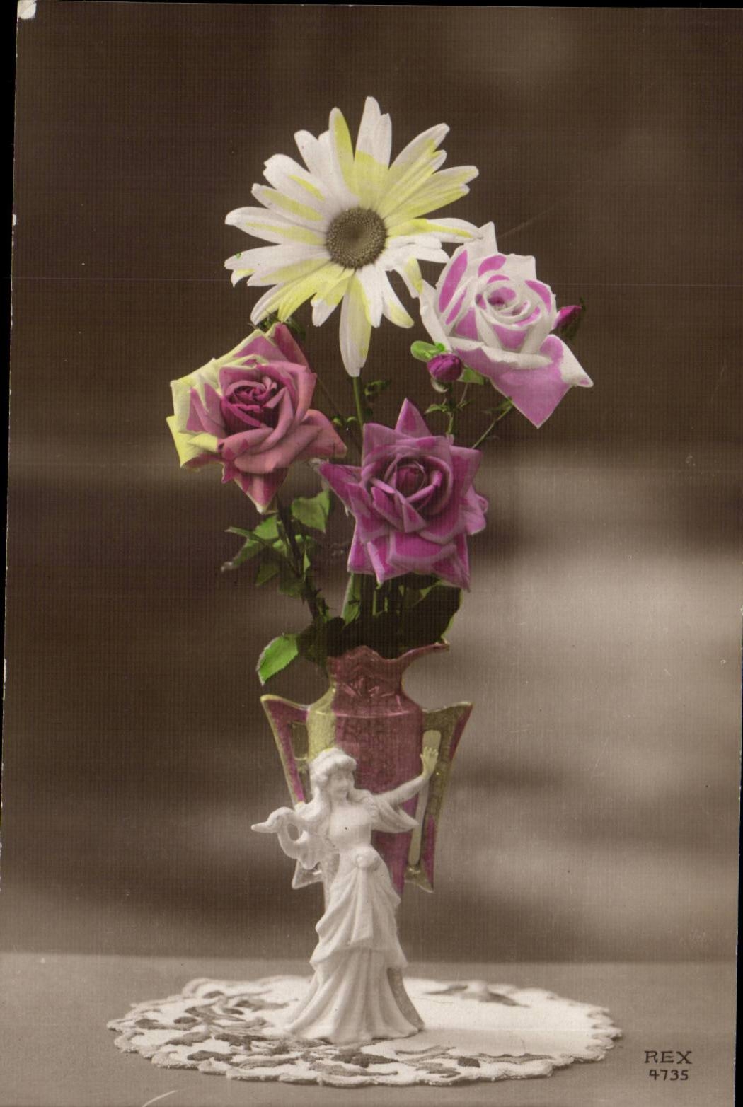 CPA Phantasie-Blumen