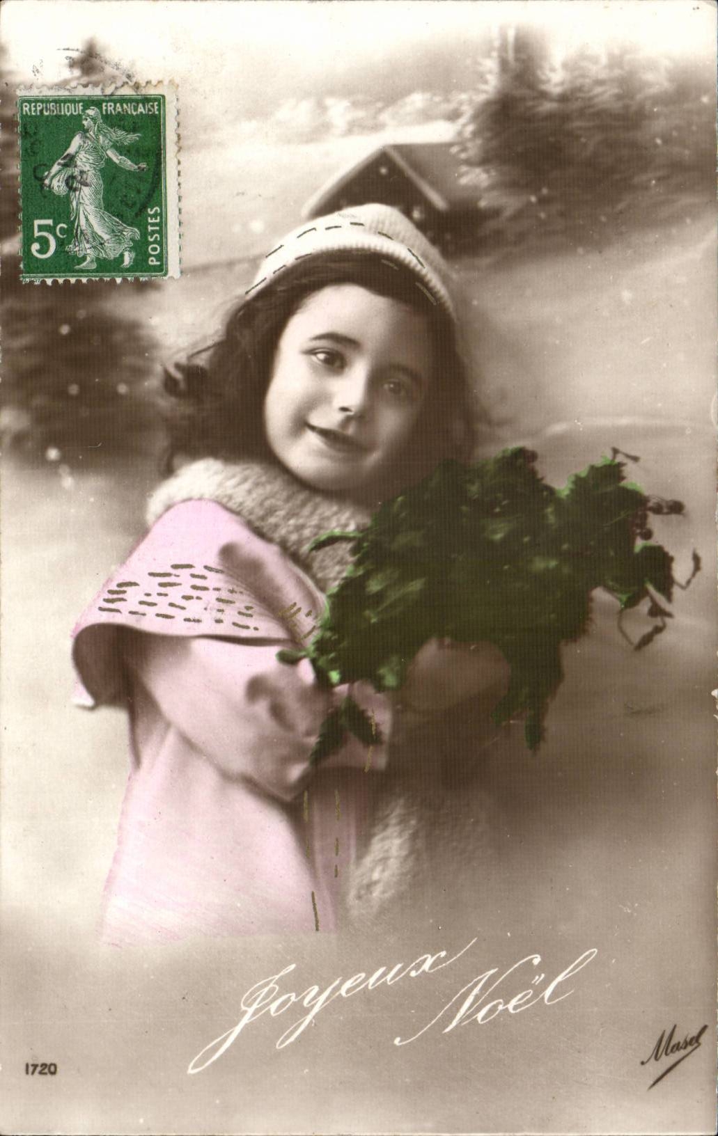 CPA Fantasy Fantasy Child Child Merry Christmas