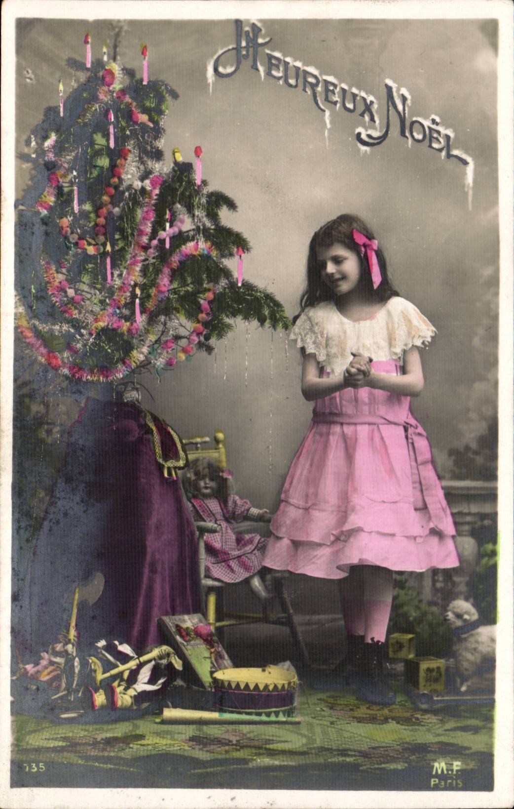 CPA Fantasy Fantasy Child Child Merry Christmas