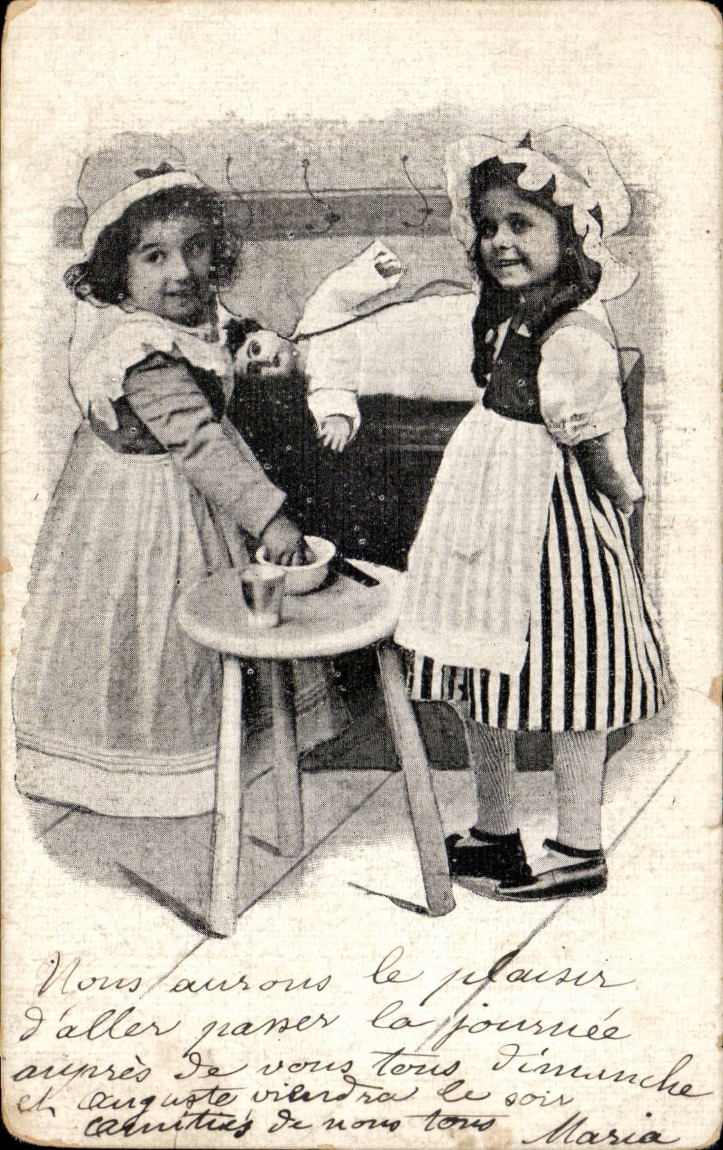 CPA Phantasie-Phantasie-Kinder