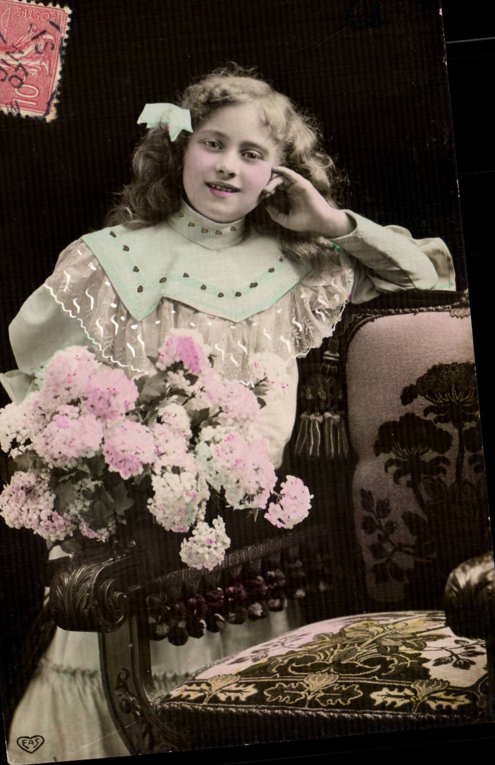 CPA Phantasie-Phantasie-Kind-Madchenkind